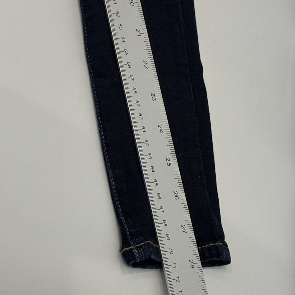 American Eagle Super Stretch Womens Size 2 Mid Rise Jegging Dark Wash Denim Jean - Picture 11 of 12